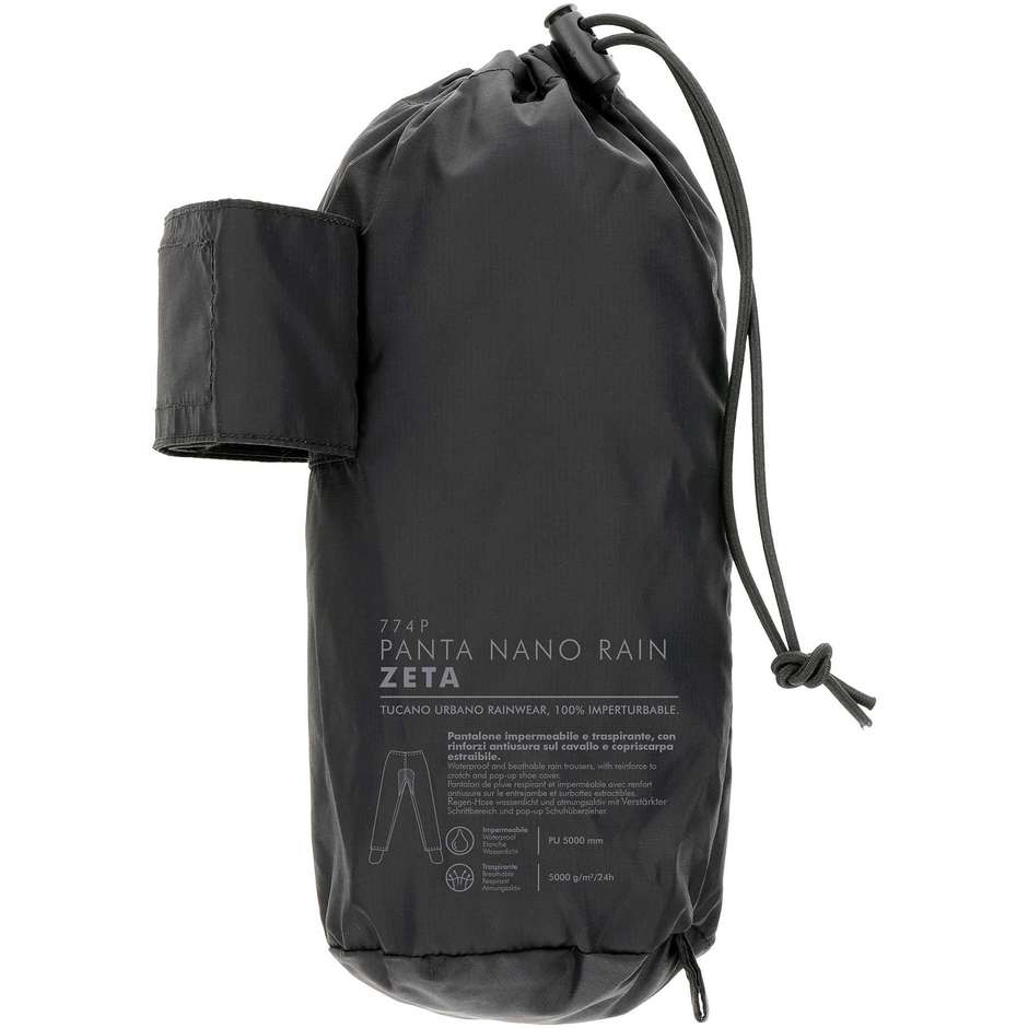 Pantaloni Antipioggia Moto Tucano Urbano 774P PANTA NANO RAIN ZETA Nero