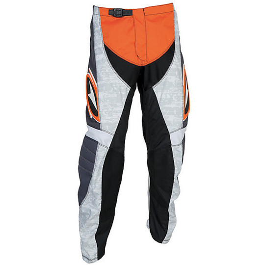 Pantaloni Axo Moto Cross Enduro Mx Store Arancio