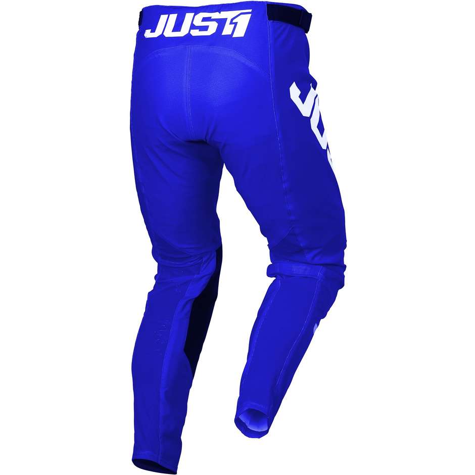 Pantaloni Bambino Moto Cross Enduro Just1 J-ESSENTIAL SOLID Blu