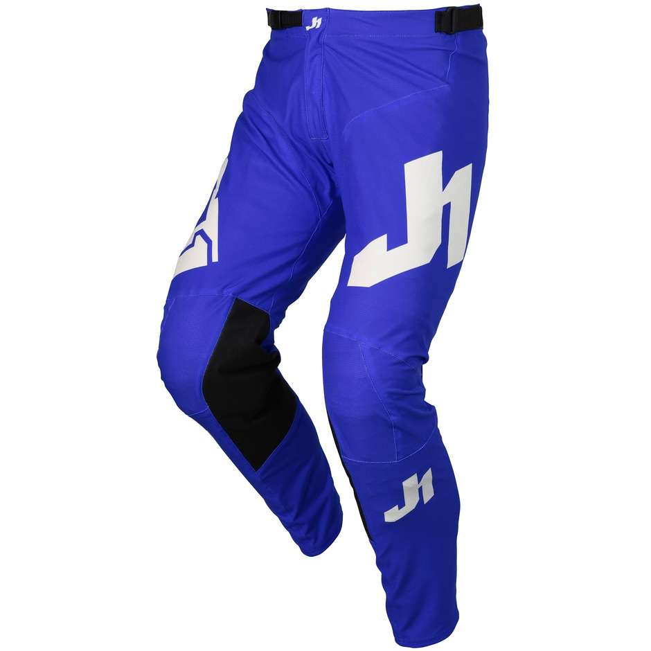 Pantaloni Bambino Moto Cross Enduro Just1 J-ESSENTIAL SOLID Blu