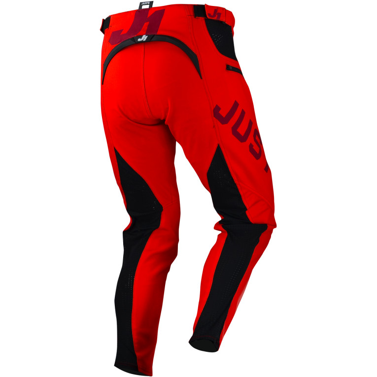 Pantaloni Bici Just1  J-FLEX MTB Hype Rosso
