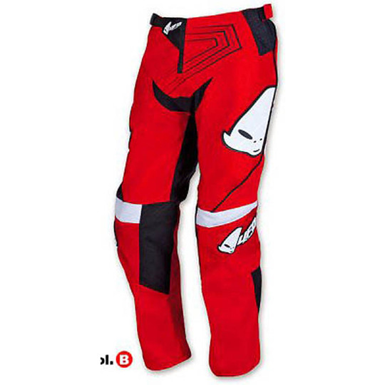 Pantaloni Cross Bambino Ufo Modello Iconic Rosso