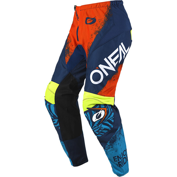 Pantaloni Cross Enduro ELEMENT Bambino SHOCKER Blu Ara taglia 22