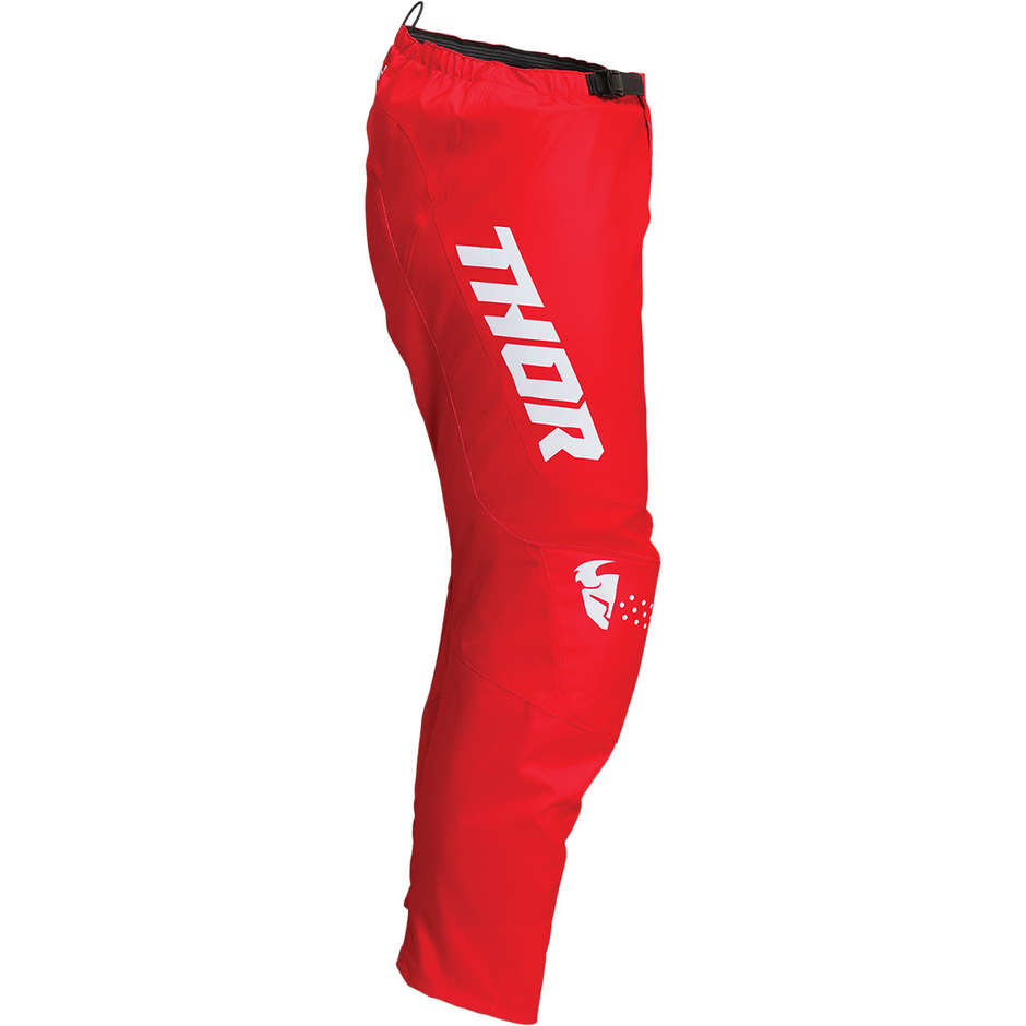 Pantaloni da Bambino Moto Cross Enduro Thor SECTOR MINIMAL Rosso