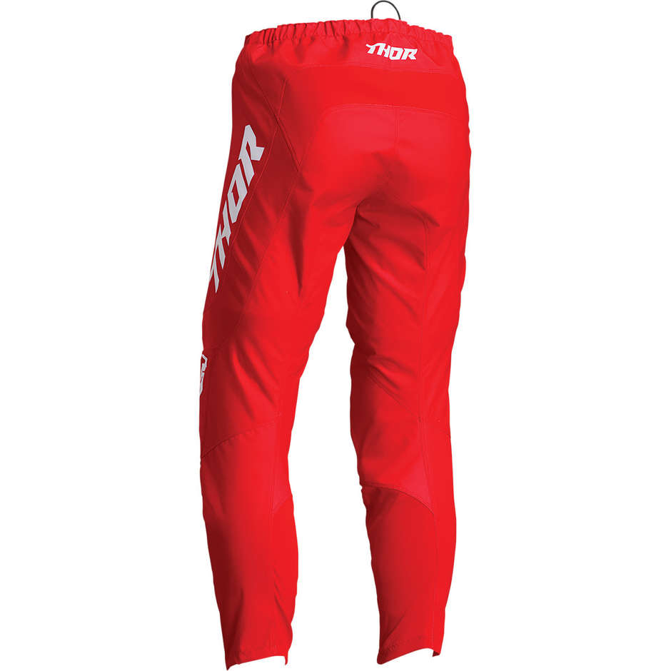 Pantaloni da Bambino Moto Cross Enduro Thor SECTOR MINIMAL Rosso
