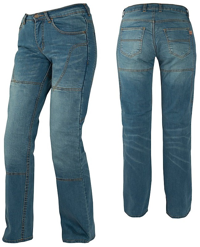 Jeans Da Moto Donna Mimetici Con Protezioni - Slim Fit Elasticizzati - Foto 5
