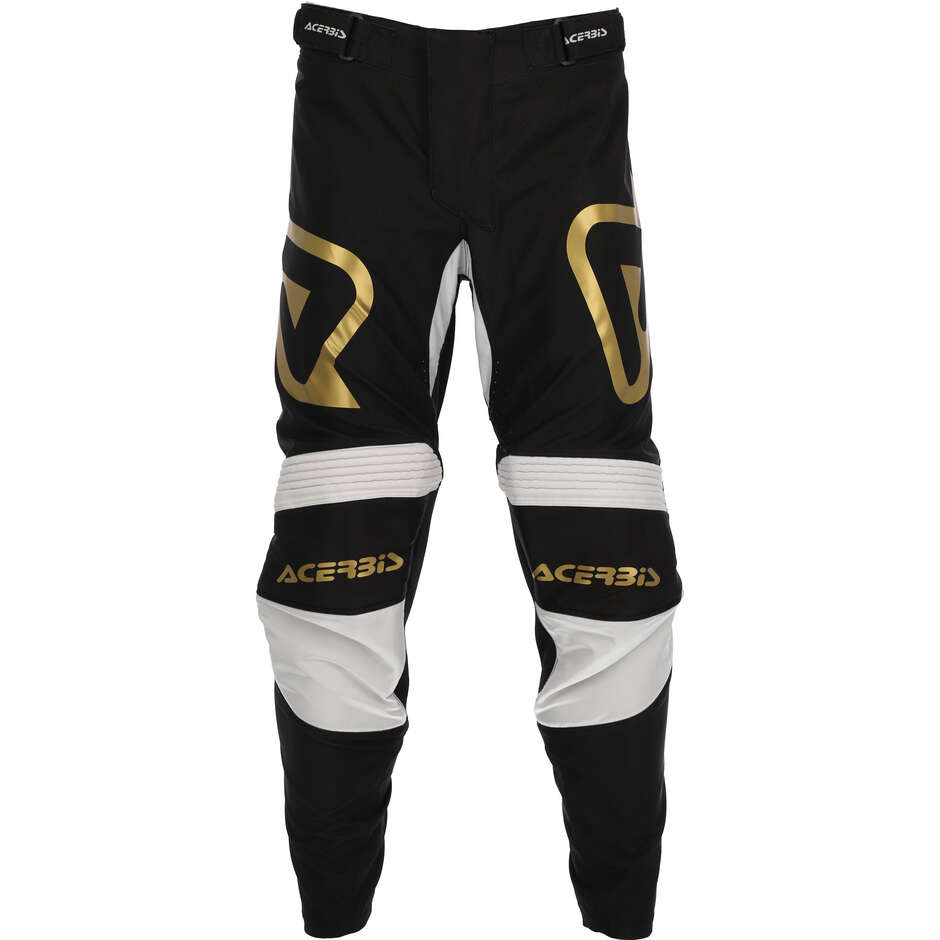 Pantaloni da Motocross Enduro ACERBIS K-FLEX 50' ANNIVERSARY Nero Oro