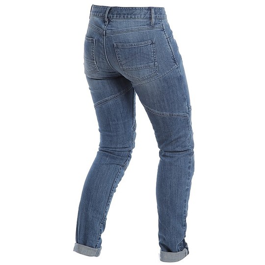 Pantaloni Donna Moto Jean Dainese AMELIAN SLIM LADY Denim Medium