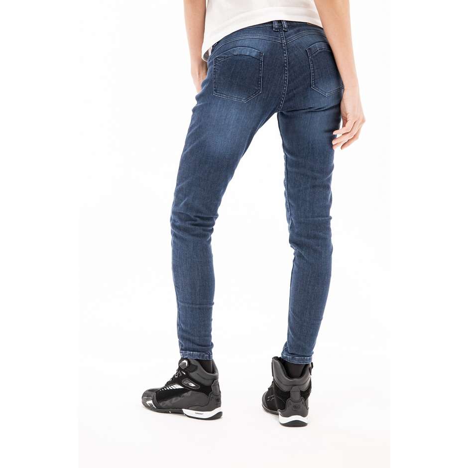 Pantaloni Jeans Donna Moto Ixon JUDY Medium Blu