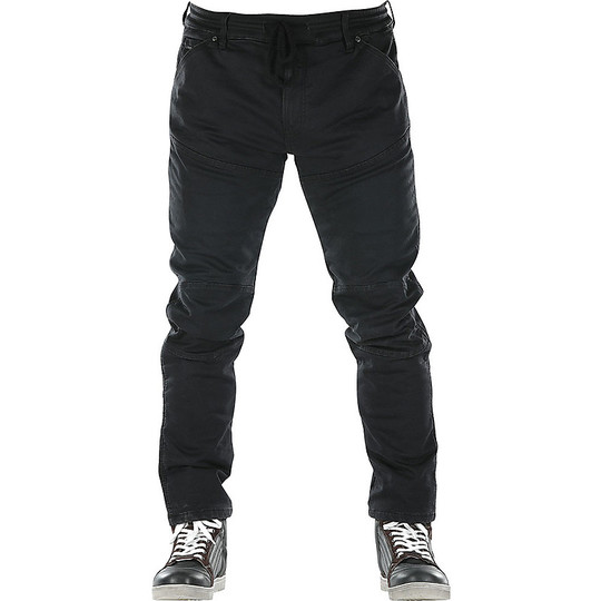 Pantaloni Jeans Moto CE Overlap DANNY Nero