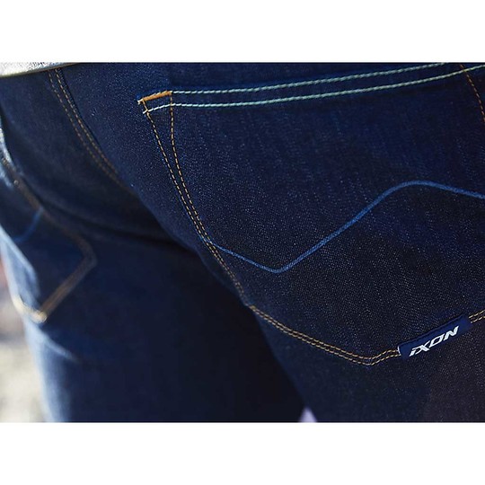Pantaloni Jeans Moto Certificati Ixon FREDDIE Navy