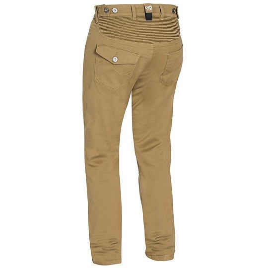 Pantaloni Jeans Moto in Tessuto Ixon DISCOVERY Camel