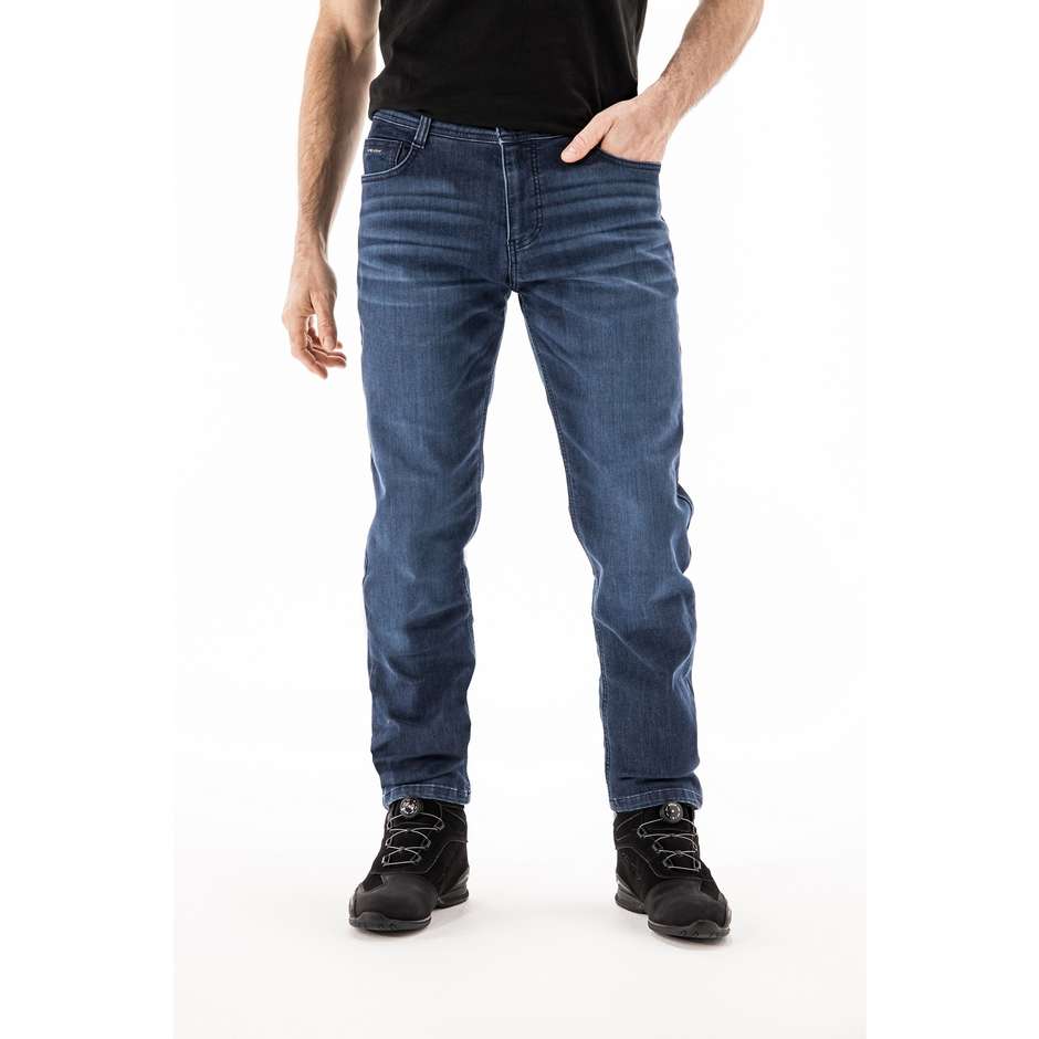 Pantaloni Jeans Moto Ixon MARCO Medium Blu