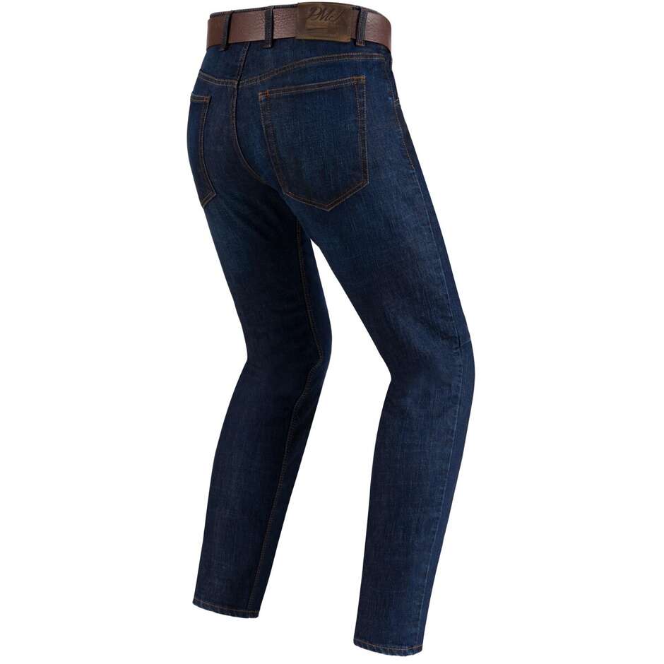 Pantaloni Jeans Moto Omologati Pmj DEUX Worker Blu 34 L
