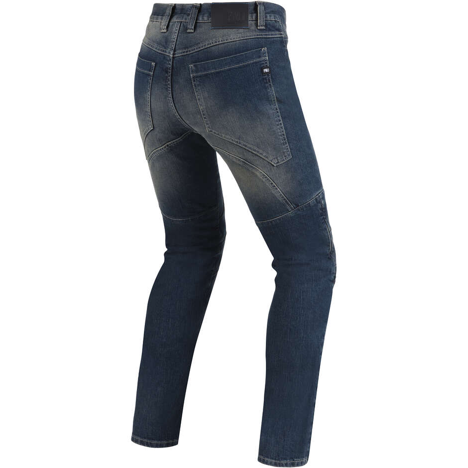 Pantaloni Jeans Moto PMJ DALLAS Blu (Classe AAA)