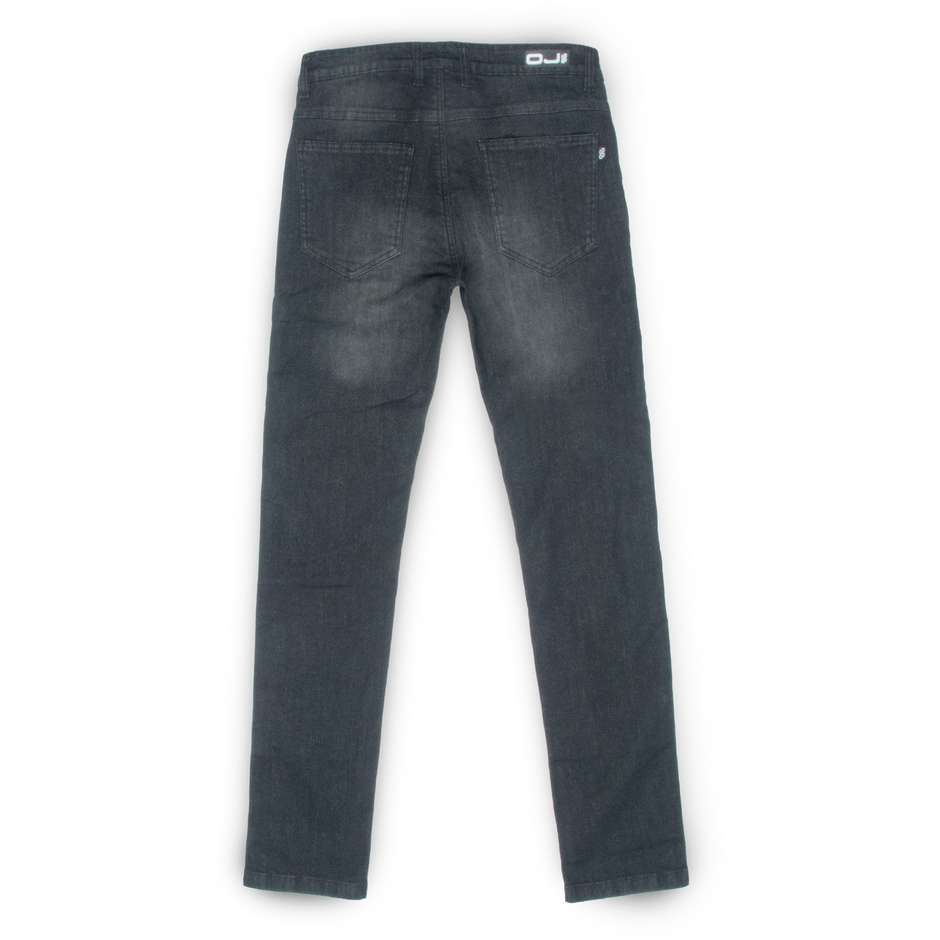 Pantaloni Jeans Moto Tecnici Oj Atmosfere J271 DARKEN MAN Nero Omologati prEN 17092-4  