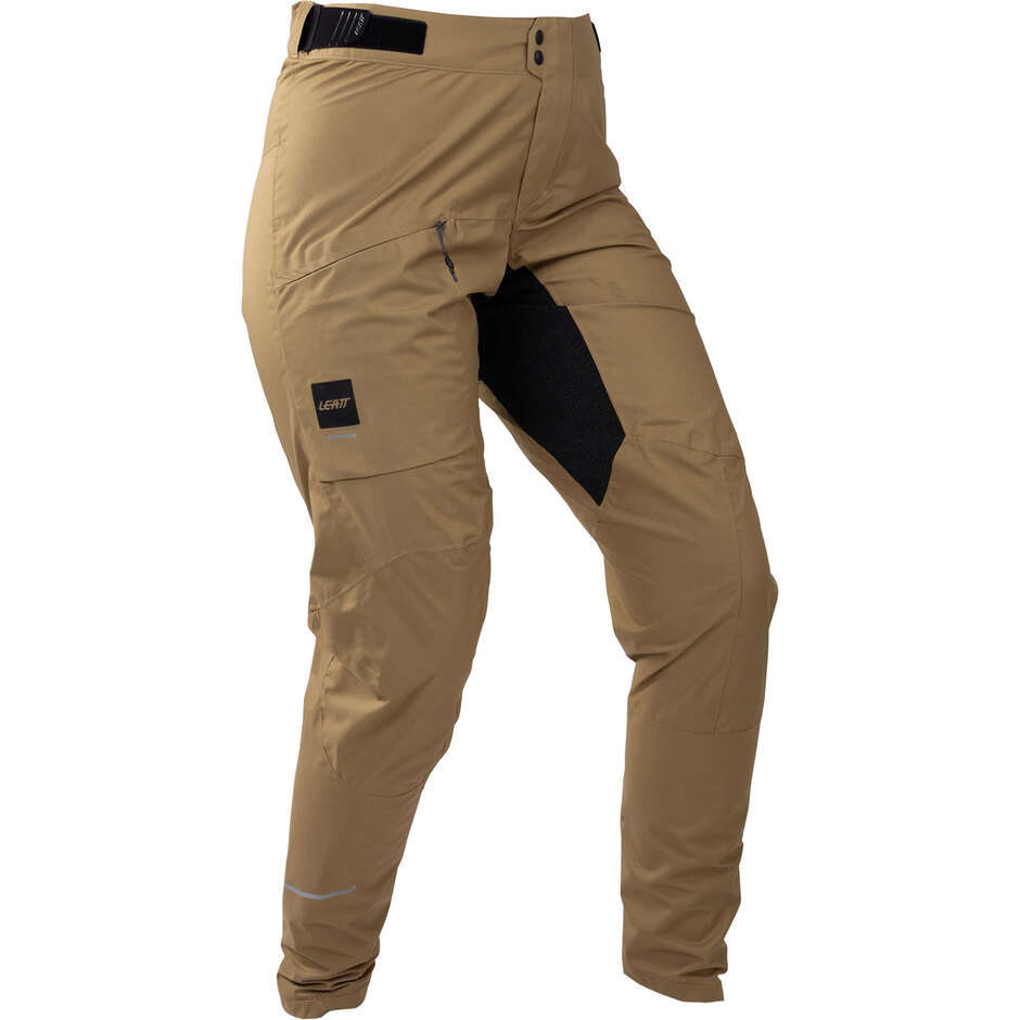Pantaloni Leatt Donna Mtb Hydradri 3.0 - Impermeabili e Traspiranti Marrone