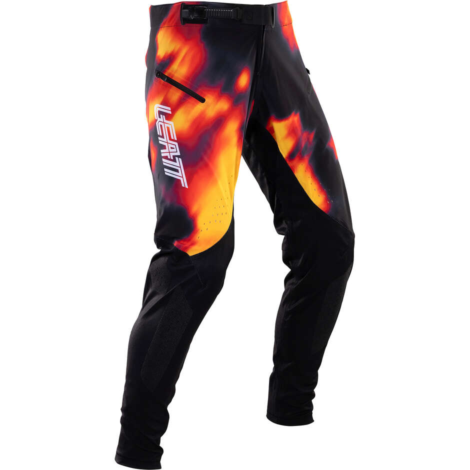 Pantaloni Leatt Tecnici Mtb Gravity 8.0 - Resistenti per Downhill Ed Enduro Rosso