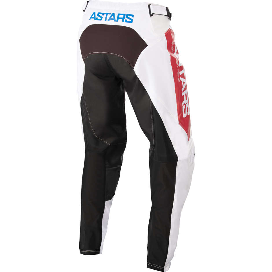 Pantaloni Mito Cross Enduro Alpinestars RACER SQUAD Bianco Blu Rosso