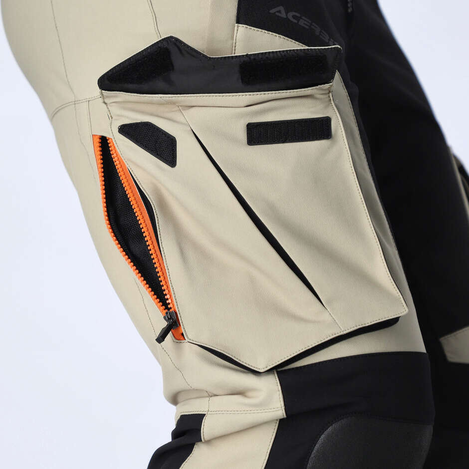 Pantaloni Moto Acerbis RALLY PRO Beige Nero