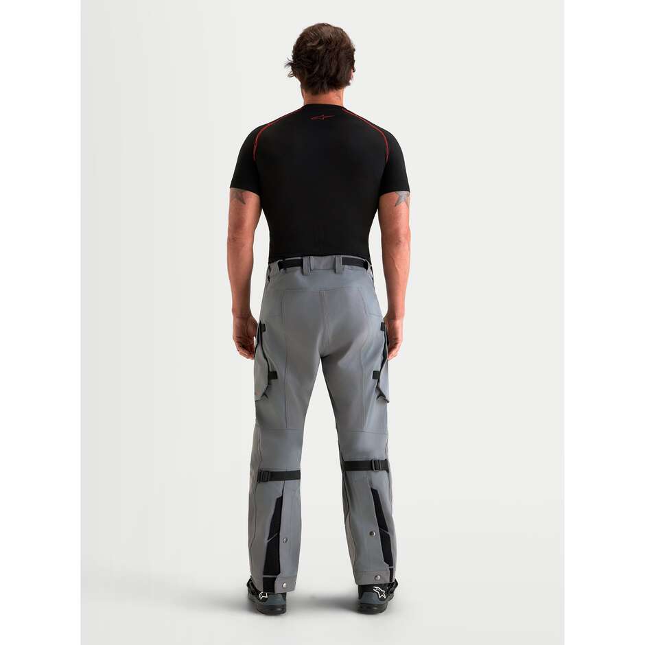 Pantaloni Moto Adventure Alpinestars MAXDURA DRYSTAR XF LAMINATED PANTS Grigio Scuro Nero