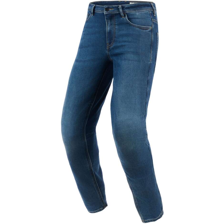 Pantaloni Moto FLEX-AST 5 DENIM Lavato Indaco taglia 40