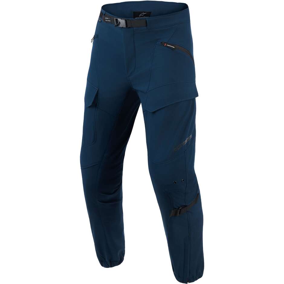 Pantaloni Moto Alpinestars JUGGERNAUT V2 RIDING Blu Navy