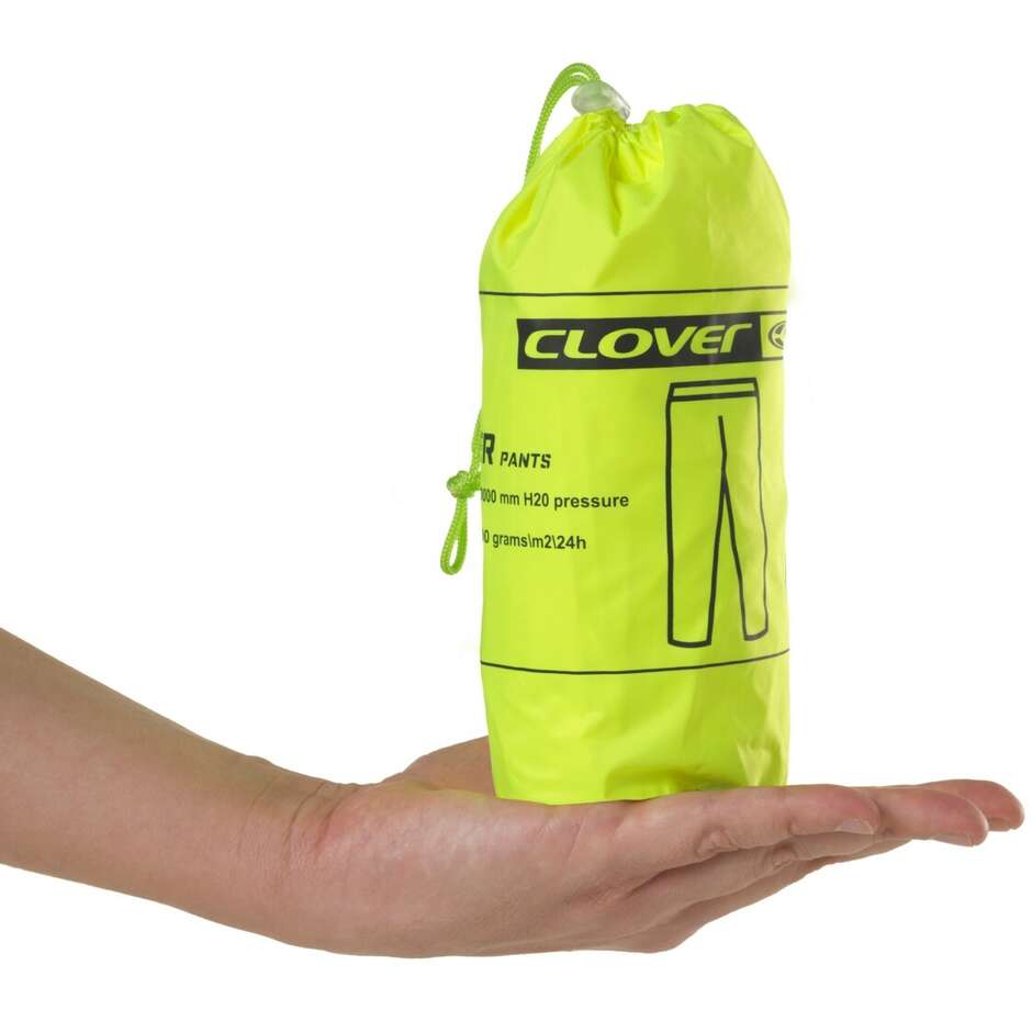 Pantaloni Moto Antipioggia Clover RAINBLASTER WP Giallo
