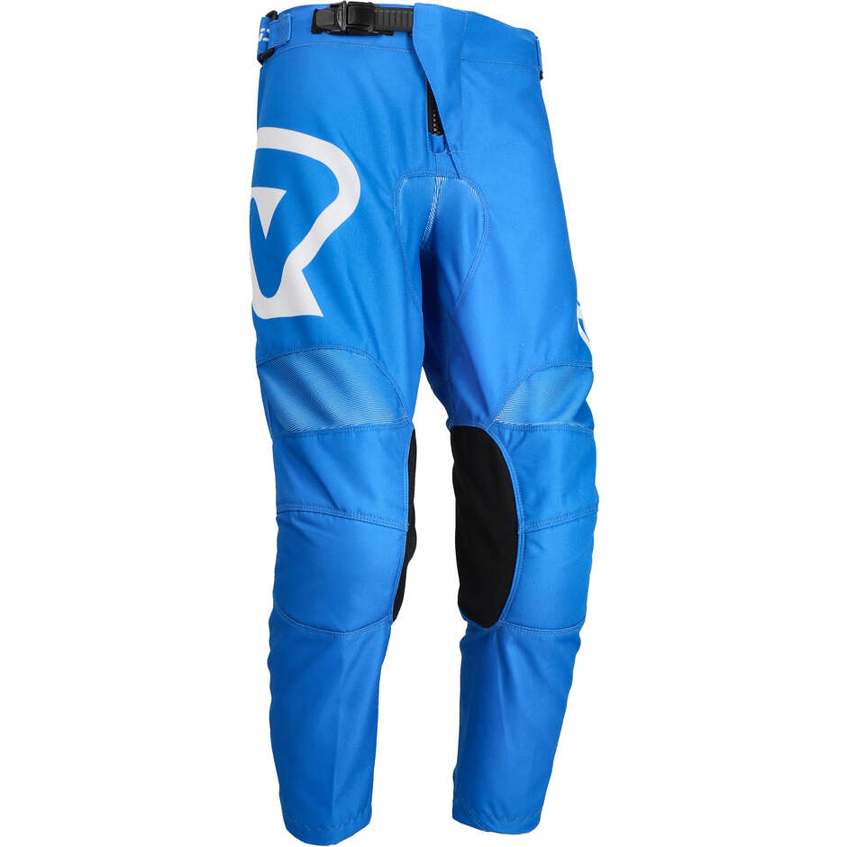 Pantaloni Moto Cross Bambino Acerbis MX LINEAR KID Bianco Blu