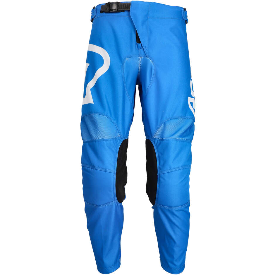 Pantaloni Moto Cross Bambino Acerbis MX LINEAR KID Bianco Blu