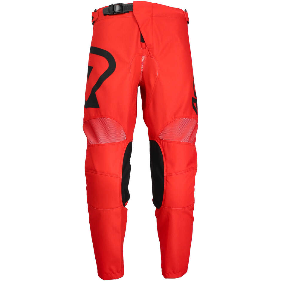 Pantaloni Moto Cross Bambino Acerbis MX LINEAR KID Nero Rosso