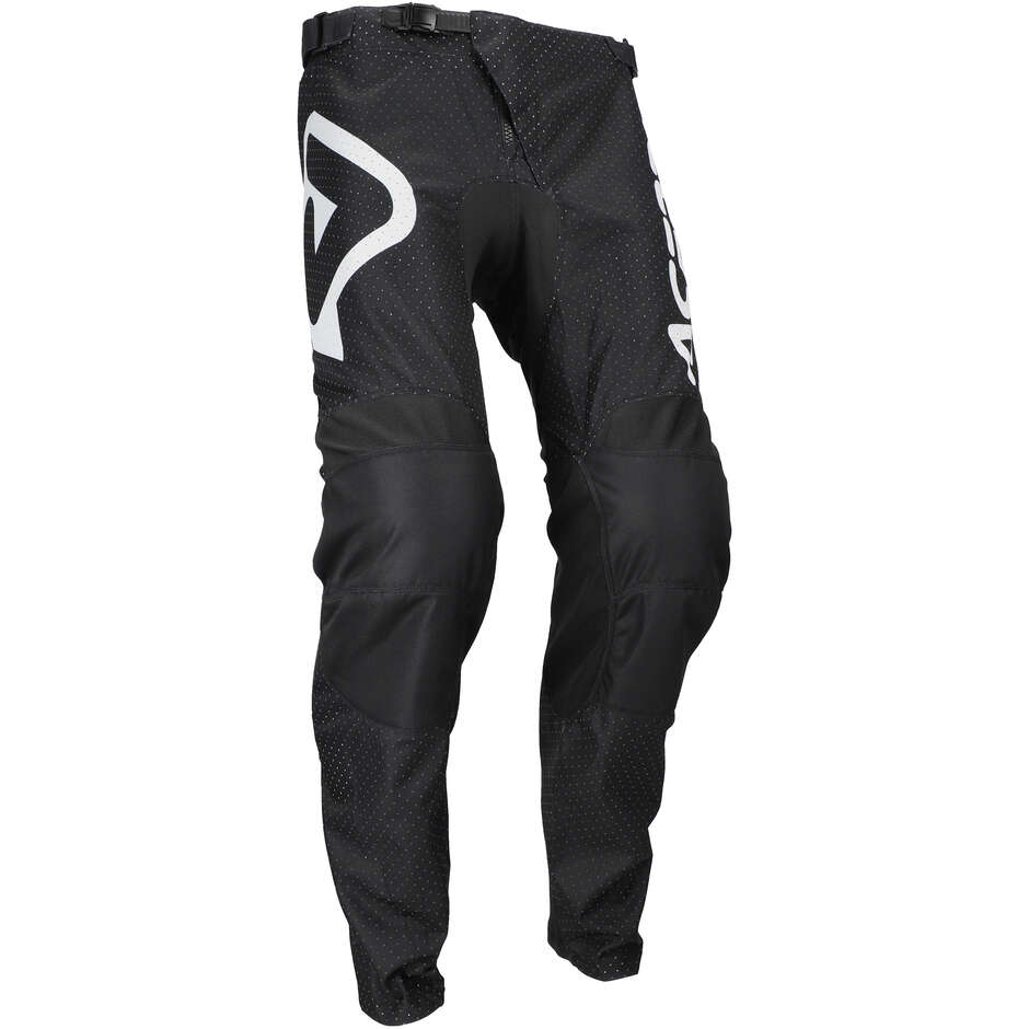 Pantaloni Moto Cross Enduro Nero Bianco taglia 30