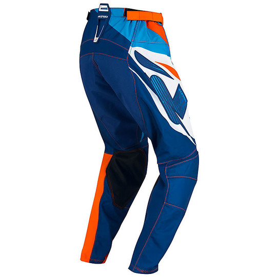 Pantaloni Moto Cross Enduro Acerbis profile 2016 Arancio Blu