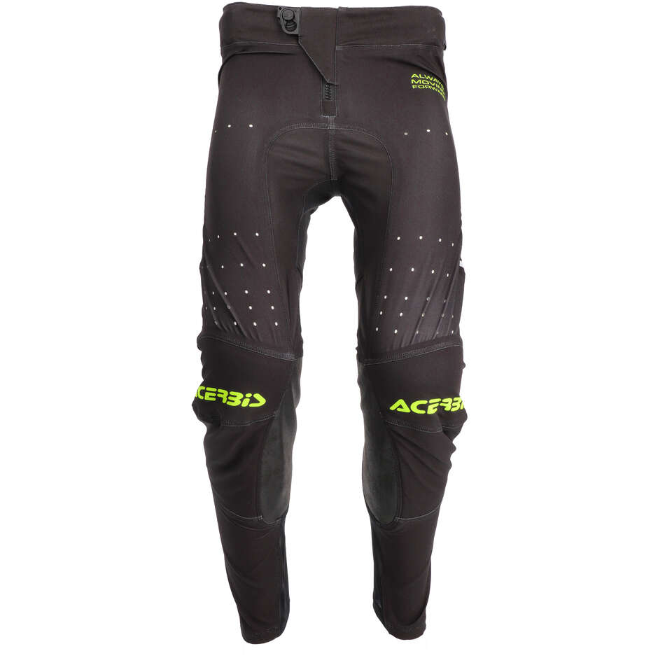 Pantaloni Moto Cross Enduro Acerbis X-FLEX 2.0 ANAHEIM Nero Giallo Fluo