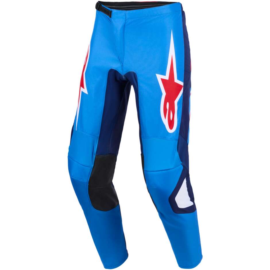Pantaloni Moto Cross Enduro Alpinestars FLUID GRID Blu Rosso