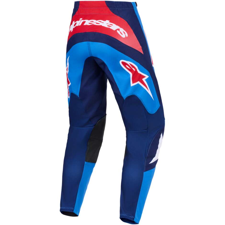 Pantaloni Moto Cross Enduro Alpinestars FLUID GRID Blu Rosso