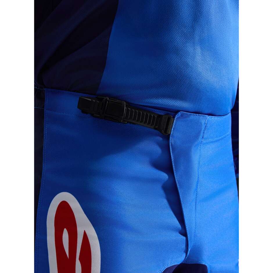 Pantaloni Moto Cross Enduro Alpinestars FLUID GRID Blu Rosso