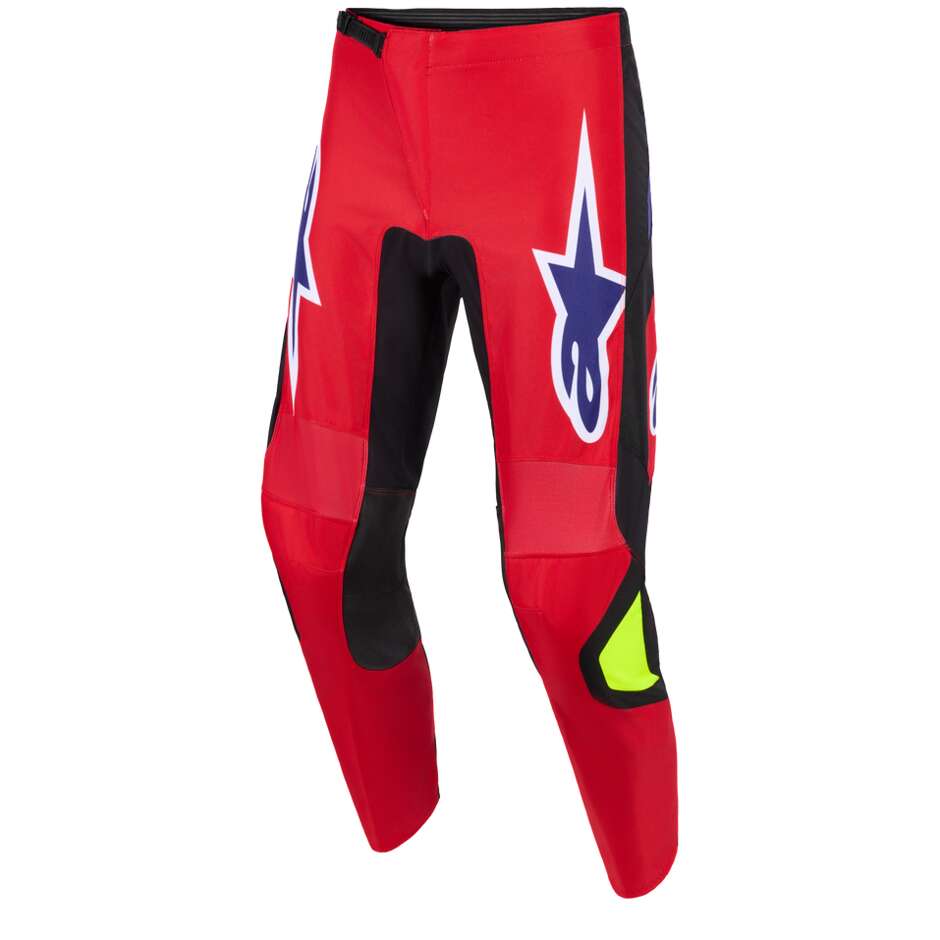 Pantaloni Moto Cross Enduro FLUID GRID Rosso Ner taglia 28