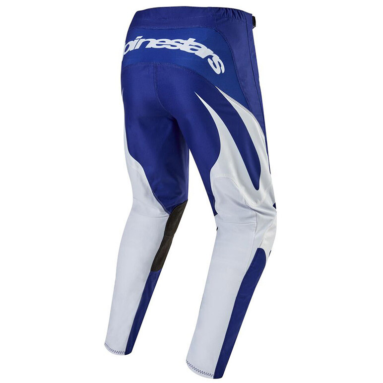 Pantaloni Moto Cross Enduro Alpinestars FLUID LUCENT Blue Bianco