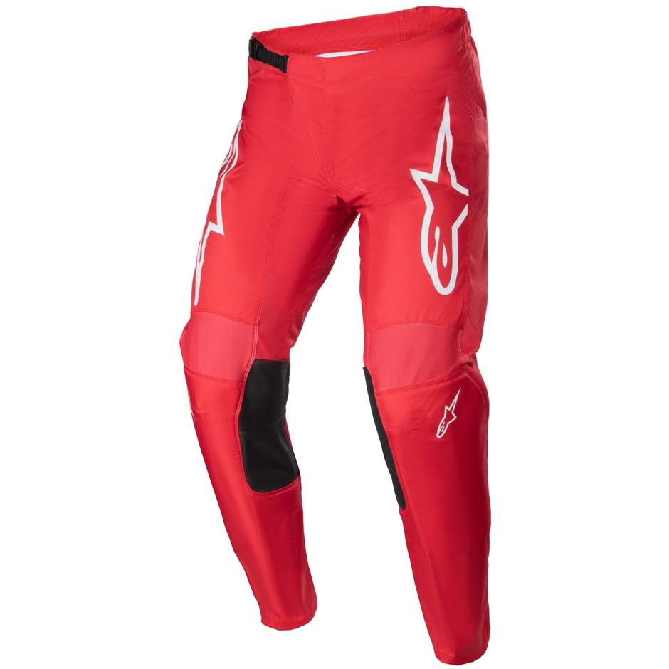 Pantaloni Moto Cross Enduro Alpinestars FLUID NARIN PANTS Mars Rosso Bianco