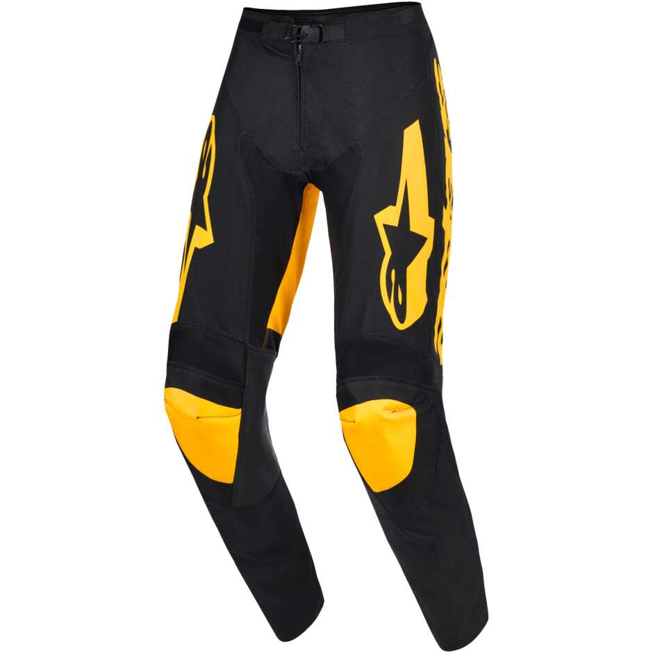 Pantaloni Moto Cross Enduro RACER RIWAY Giallo N taglia 32