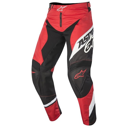 Pantaloni Moto Cross Enduro Alpinestars Racer Supermatic Pants 2016 Rosso Bianco Nero
