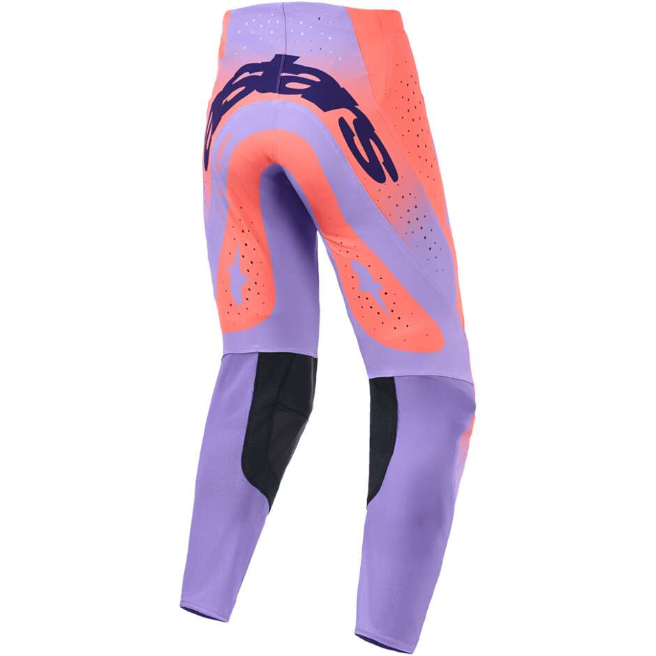 Pantaloni Moto Cross Enduro Alpinestars SUPERTECH SCENZ Viola Corallo