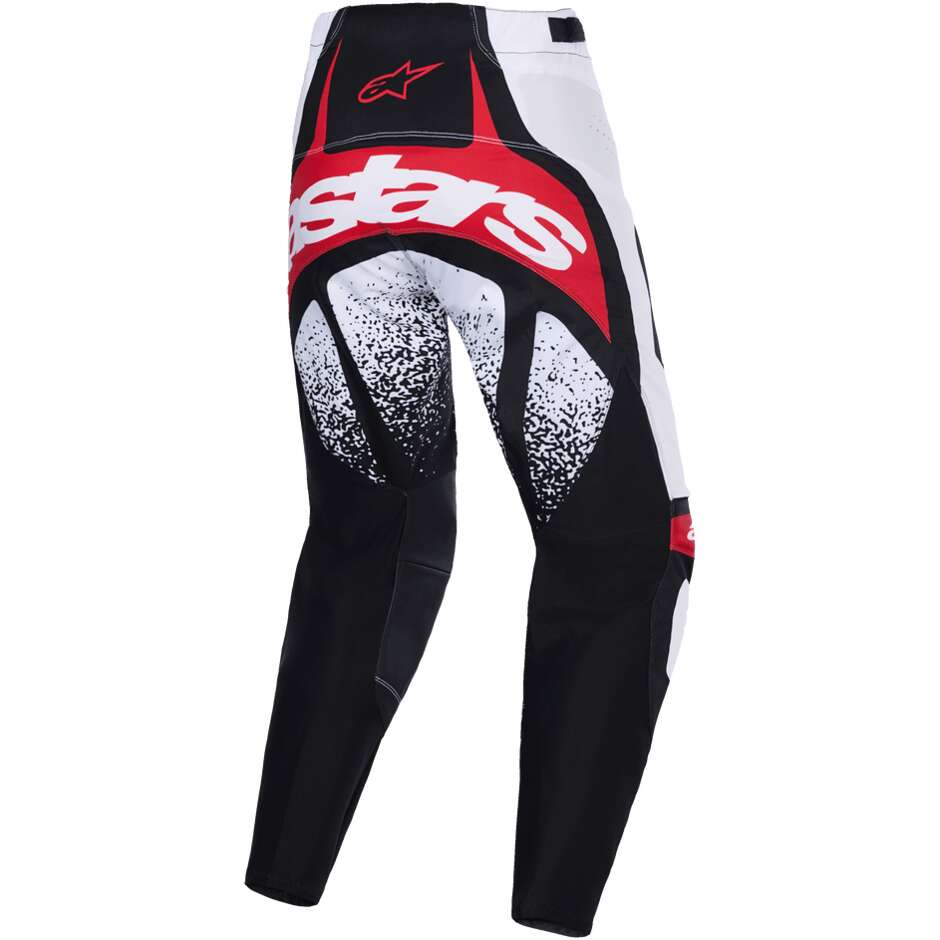 Pantaloni Moto Cross Enduro Alpinestars TECHSTAR NOMUR Nero Bianco Rosso
