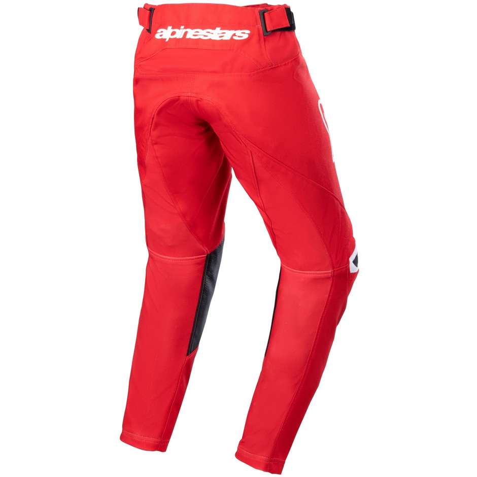 Pantaloni Moto Cross Enduro Alpinestars YOUTH RACER NARIN Mars Rosso Bianco