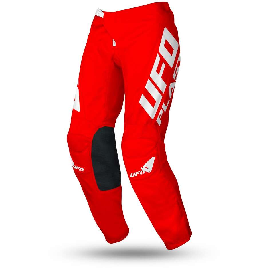 Pantaloni Moto Cross Enduro da Bambino Ufo RADIAL Rosso 