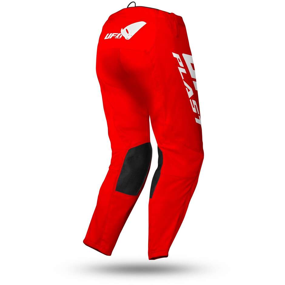 Pantaloni Moto Cross Enduro da Bambino Ufo RADIAL Rosso 