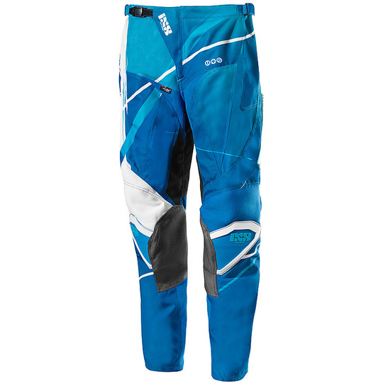 Pantaloni Moto Cross Enduro IXS Hurricane Blu Bianco