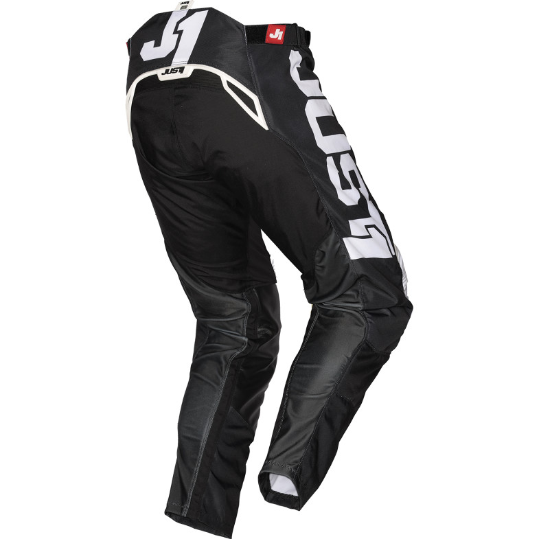 Pantaloni Moto Cross Enduro Just1  J-FORCE  Terra Nero Bianco