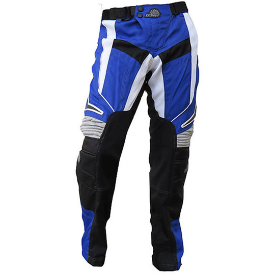 Pantaloni moto Cross Enduro Loki Sport MultiCross Blu Yamaha
